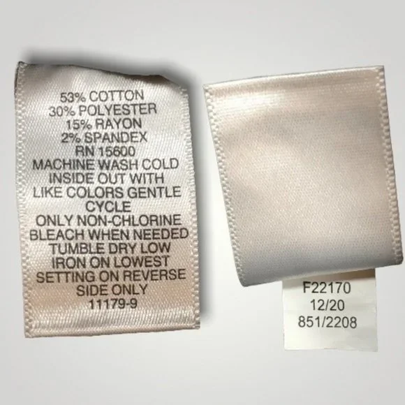 NWOT Liz Claiborne SARA CROP Mid Rise Cropped Pants Capris MISSES Size 6 - Picture 10 of 13